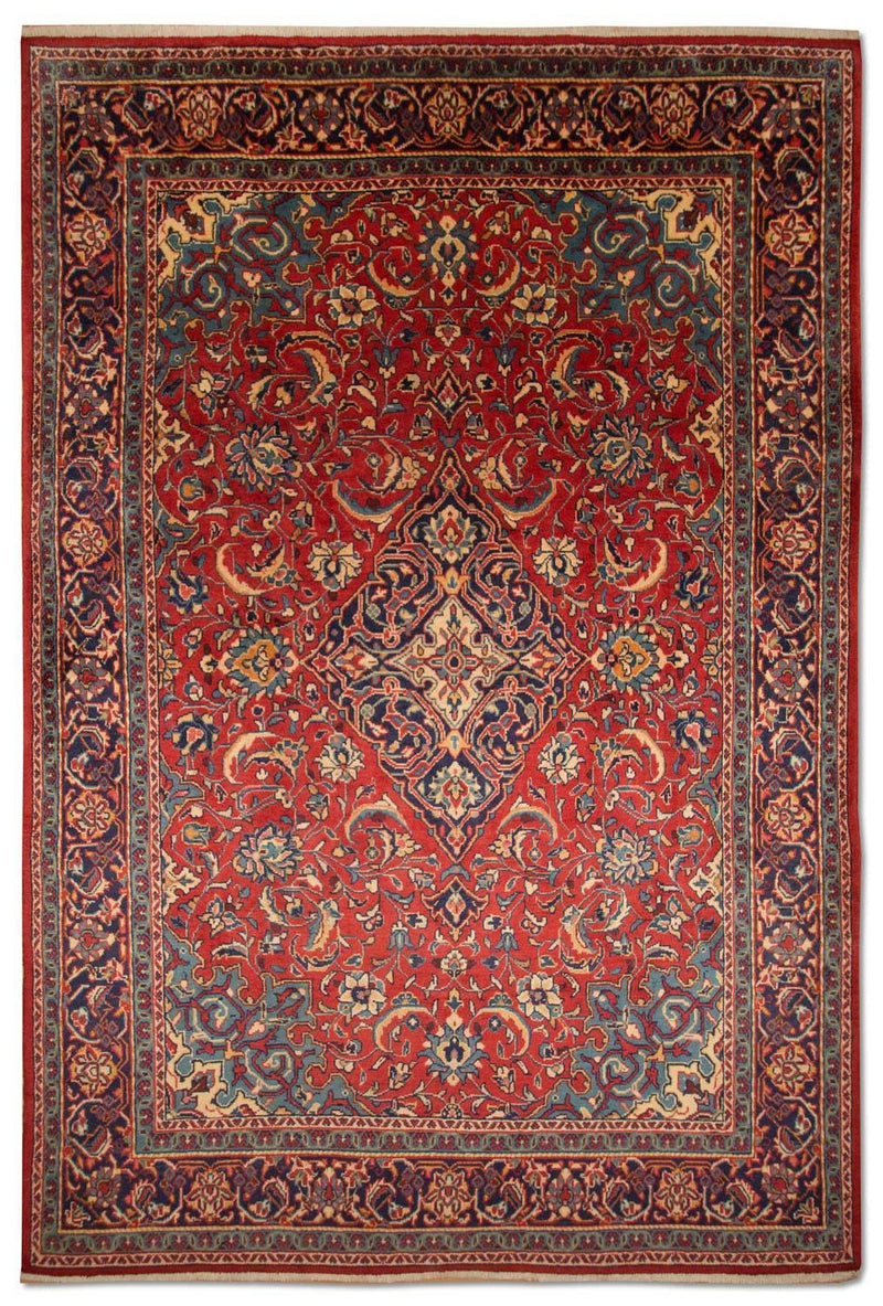 Tapete Persa - Clássico - 327 x 217 cm - vermelho
