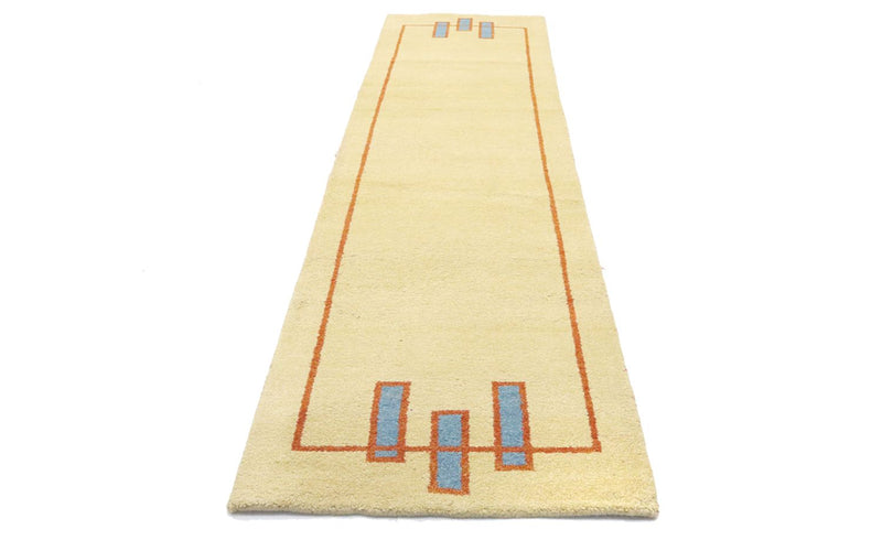 Gabbeh Indo Tapete 298x80cm - Tapete de lã