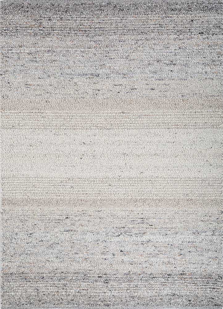 Tapete de lã - 240 x 180 cm - cinzento claro
