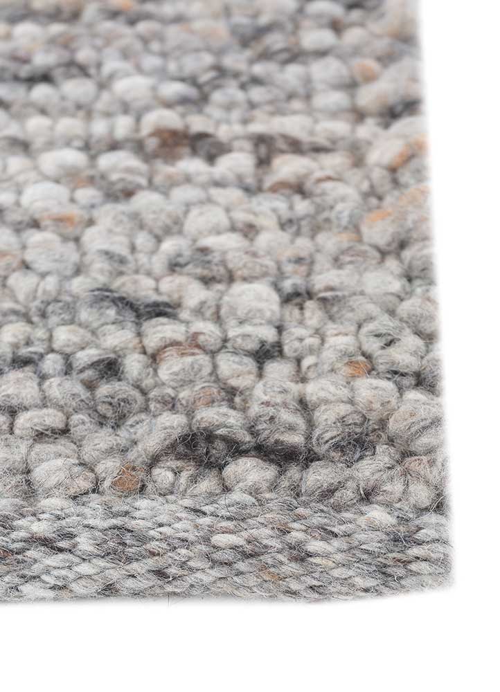 Tapete de lã - 240 x 180 cm - cinzento claro