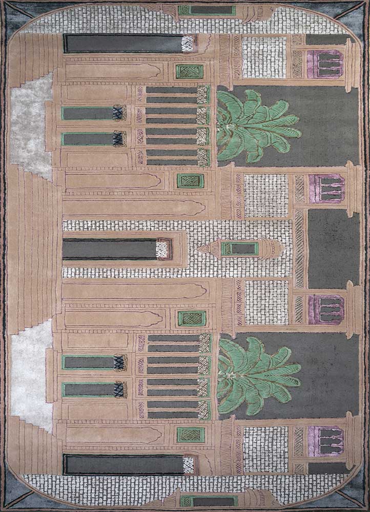 Tapete de lã 500x205cm