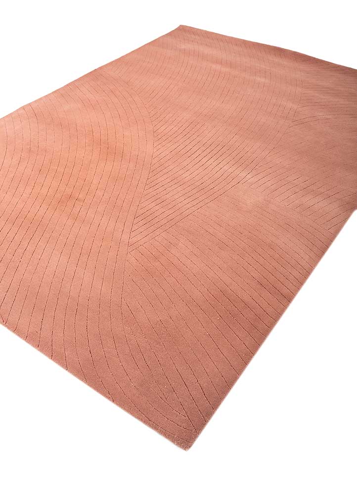 Tapete de lã - 238 x 168 cm - laranja