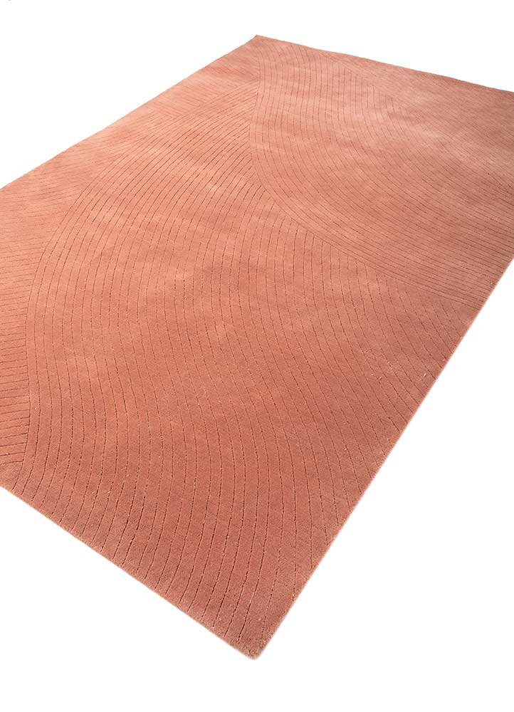 Tapete de lã - 242 x 163 cm - laranja
