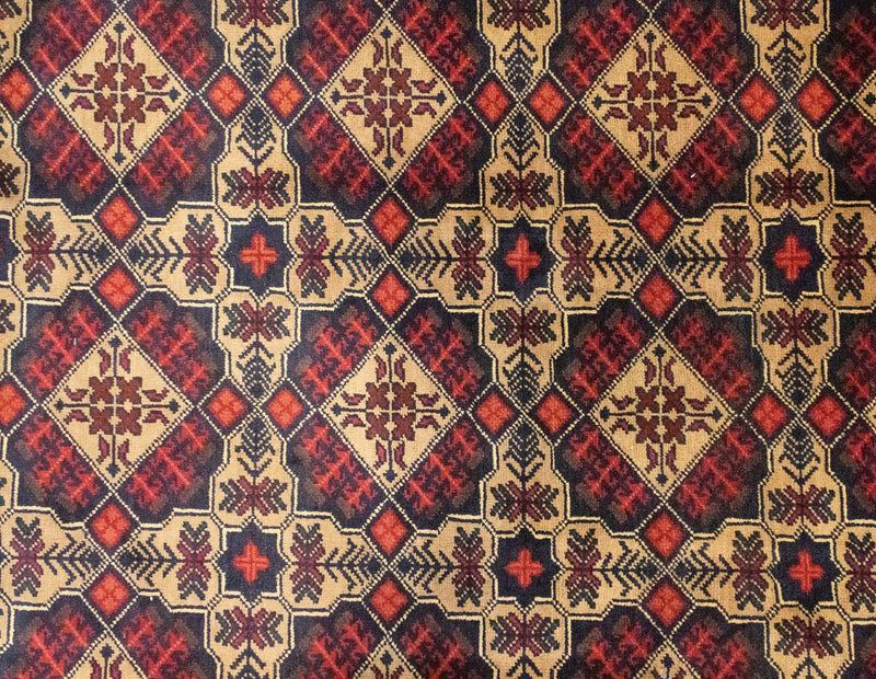 Tapete afegão 283x199cm - Tapete Oriental