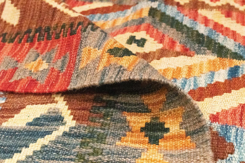 Kilim afegão Tapete 203x154cm