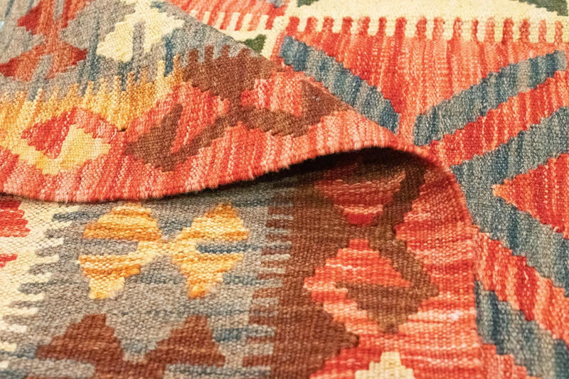 Kilim afegão Tapete 206x154cm