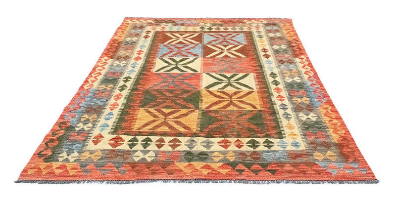 Kilim afegão Tapete 206x154cm