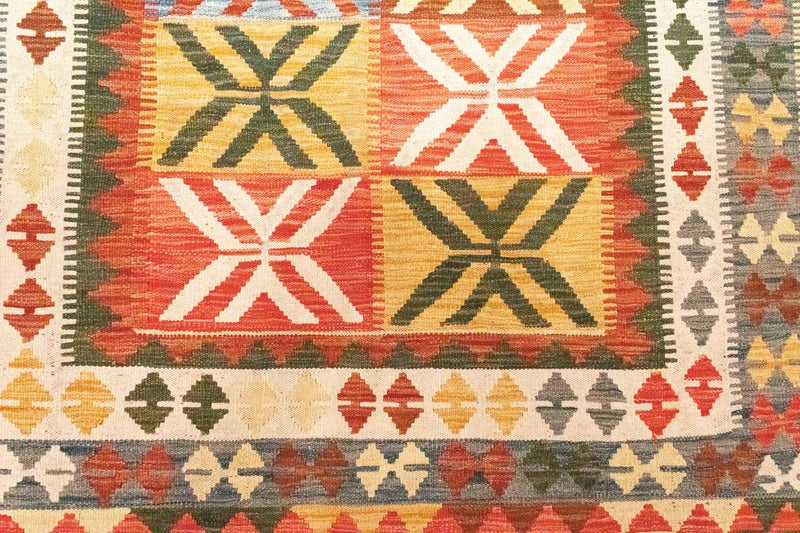 Kilim afegão Tapete 205x150cm