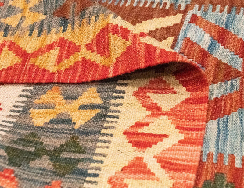 Kilim afegão Tapete 205x150cm