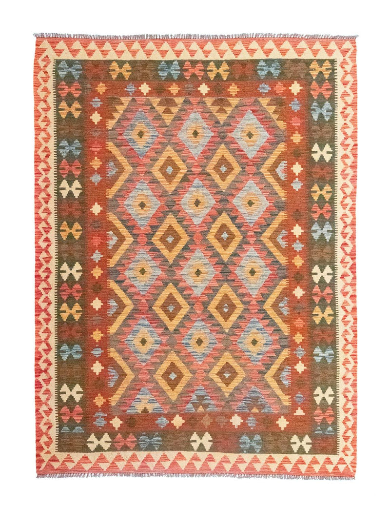 Kilim afegão Tapete 217x160cm
