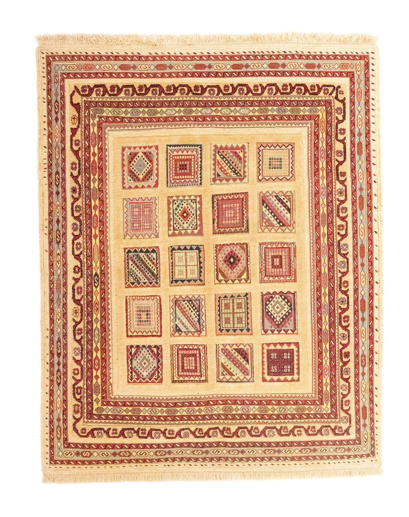Afshar Sirjan Tapete 149x121cm - Tapete persa