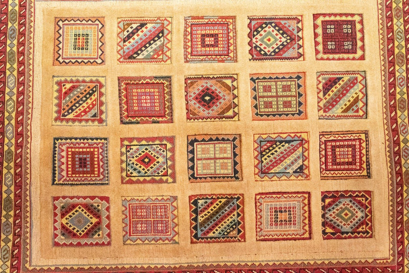 Afshar Sirjan Tapete 149x121cm - Tapete persa