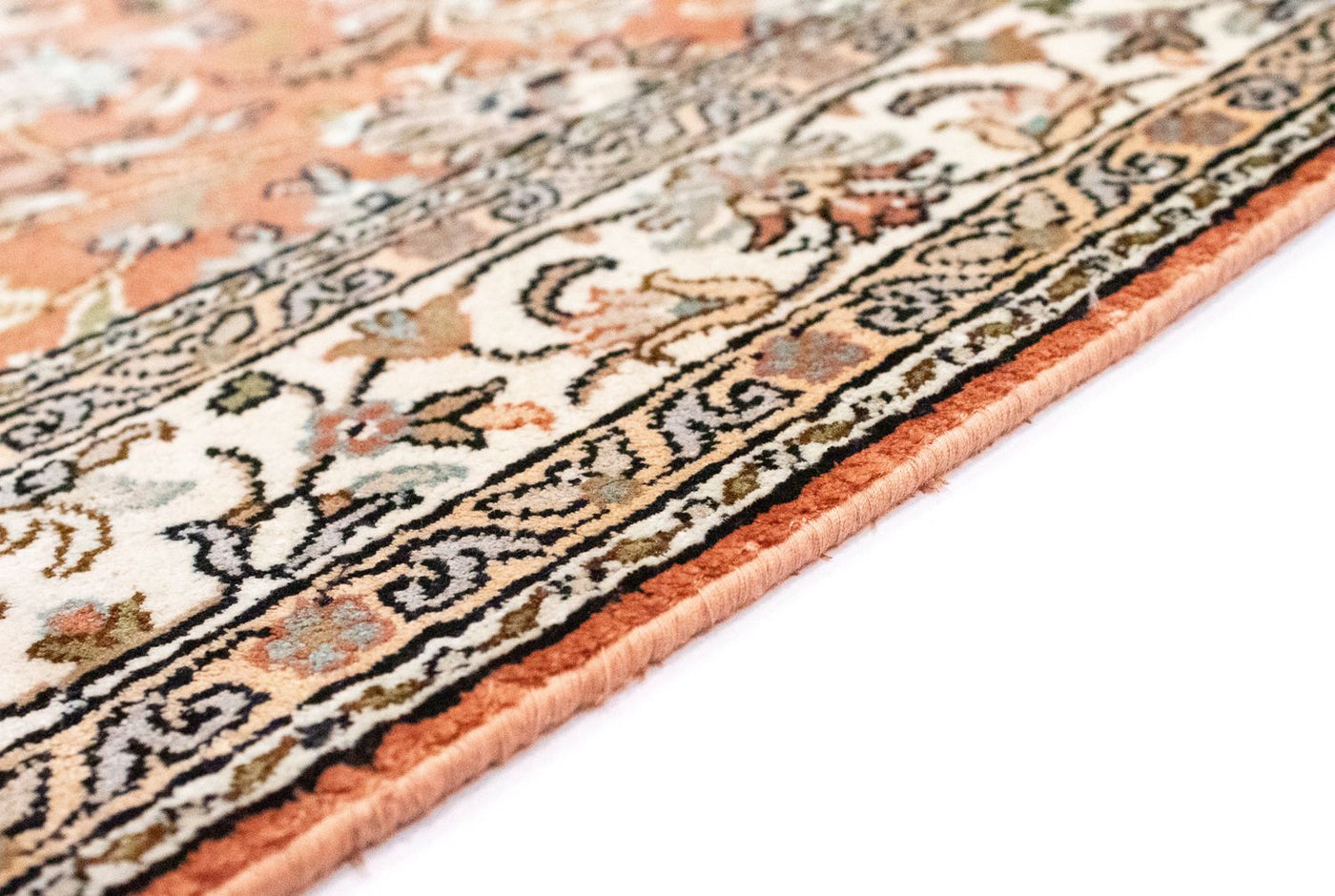 Seda da Caxemira Tapete 122x76cm - Tapete Oriental