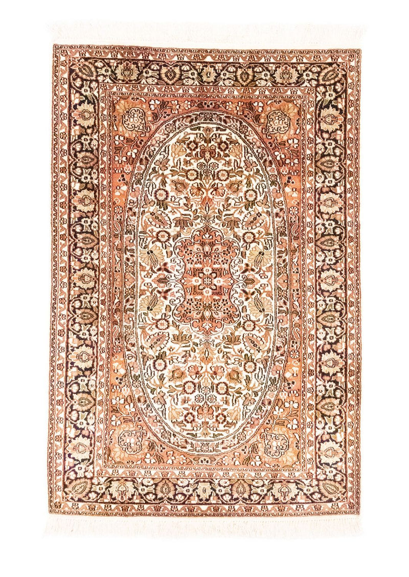 Seda da Caxemira Tapete 125x83cm - Tapete Oriental