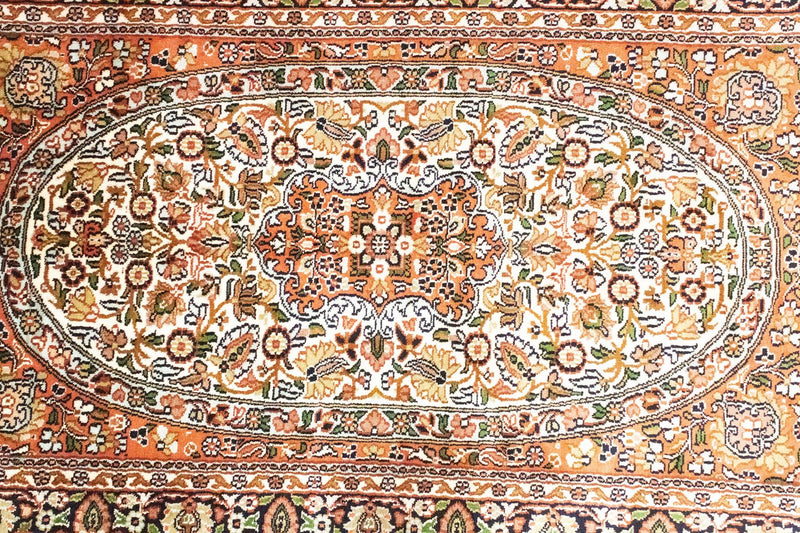 Seda da Caxemira Tapete 125x83cm - Tapete Oriental