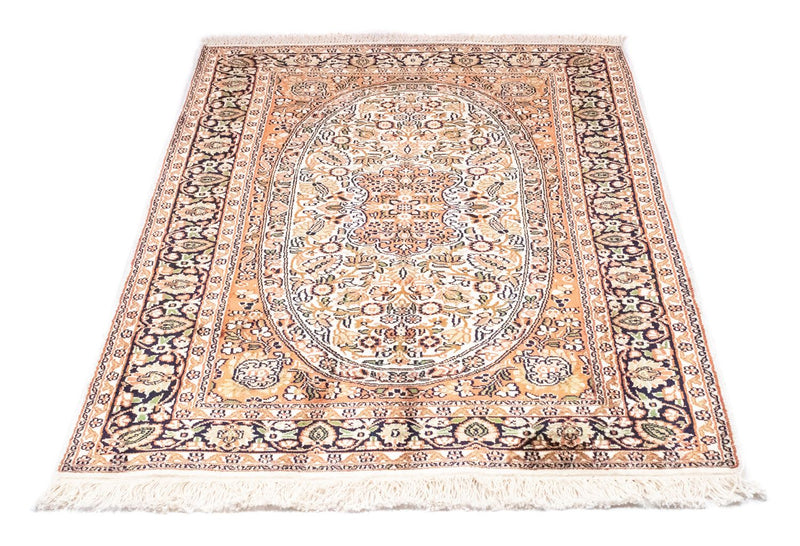 Seda da Caxemira Tapete 125x83cm - Tapete Oriental