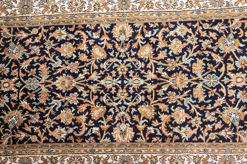 Seda da Caxemira Tapete 127x74cm - Tapete Oriental