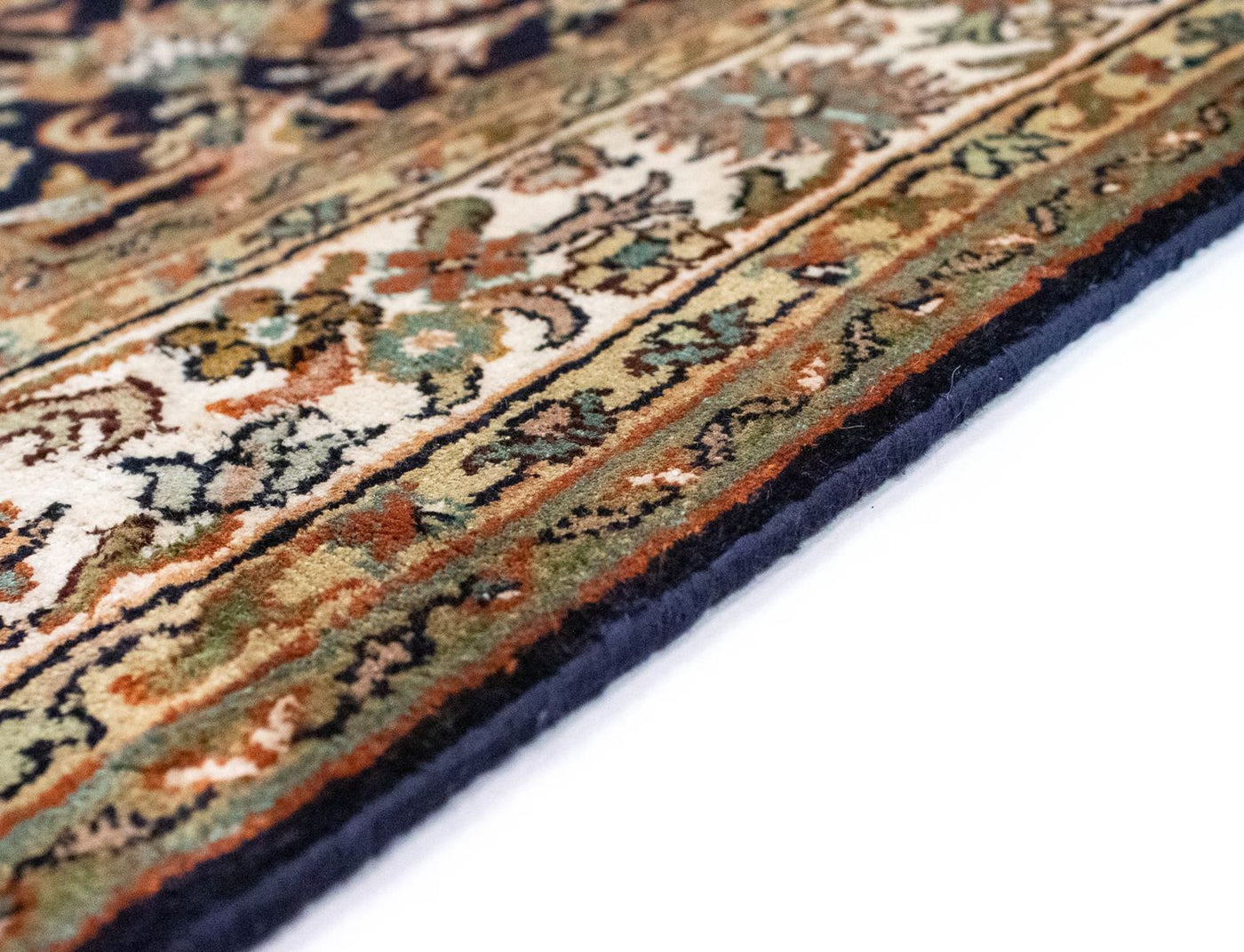 Seda da Caxemira Tapete 127x74cm - Tapete Oriental