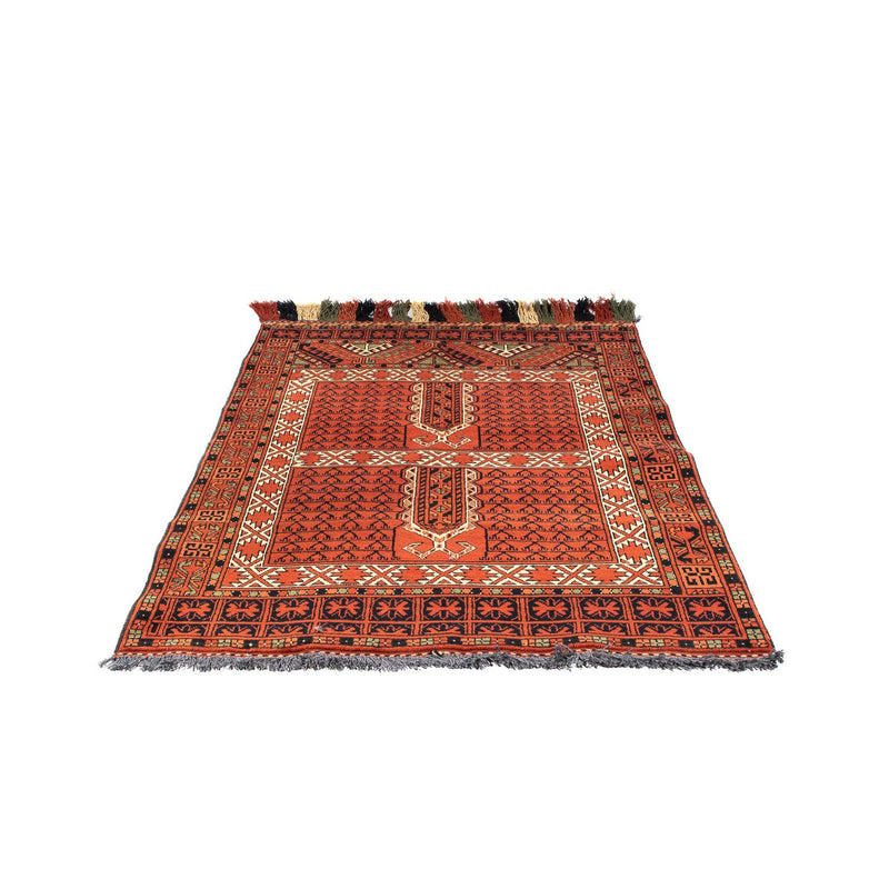 Tapete afegão 118x174cm - Tapete Oriental - ferrugem
