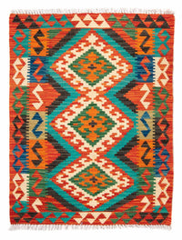Tapete Kelim - Splash - 128 x 86 cm - ferrugem – product image