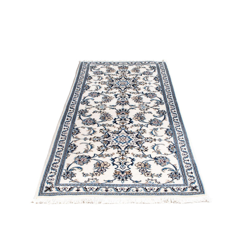 Corredor Tapete Persa - Nain - 202 x 80 cm - bege