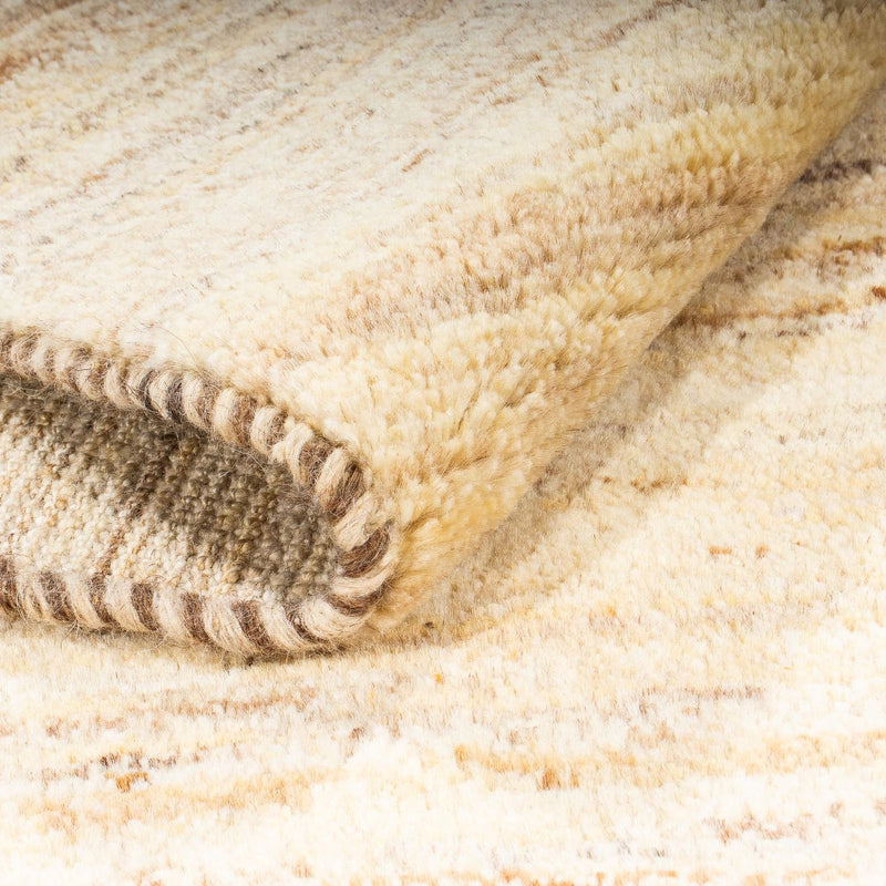 Tapete Gabbeh - Persa - 150 x 92 cm - bege claro