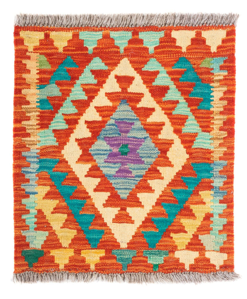 Kilim Maimana Tapete 52x50cm - Tapete de lã