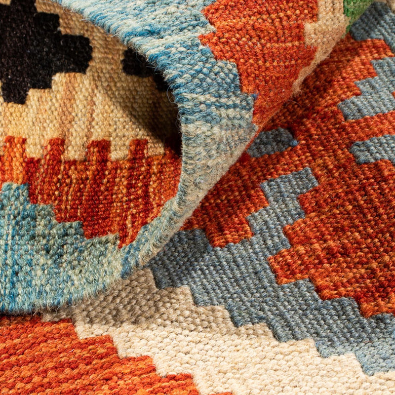Kilim Maimana Tapete 89x63cm - Tapete de lã
