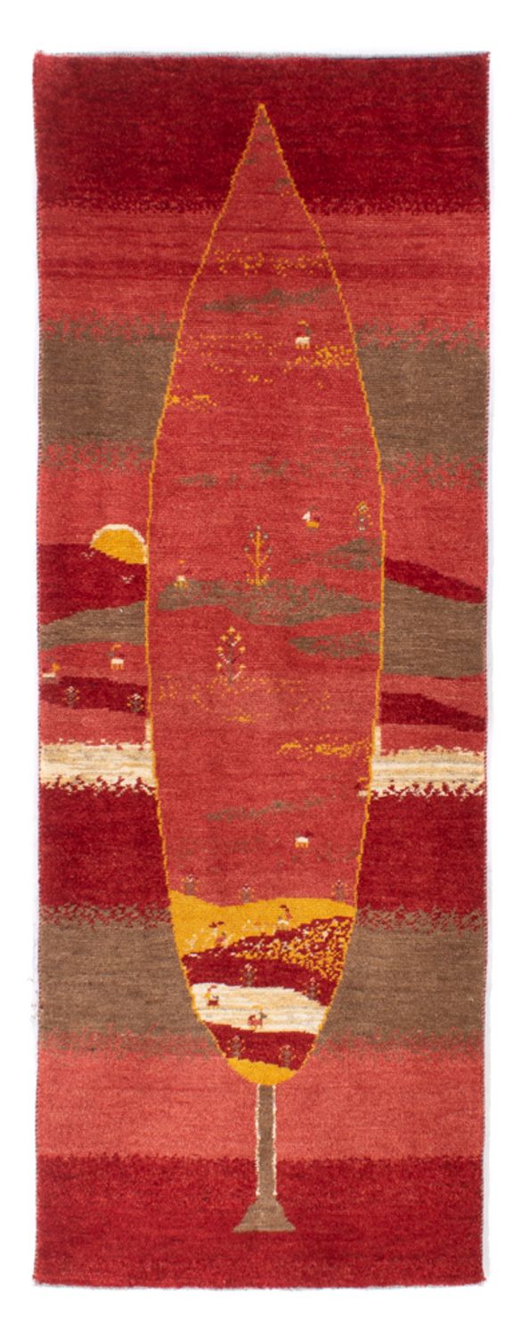 Gabbeh persa Tapete 205x74cm - Perserteppich Wollteppich
