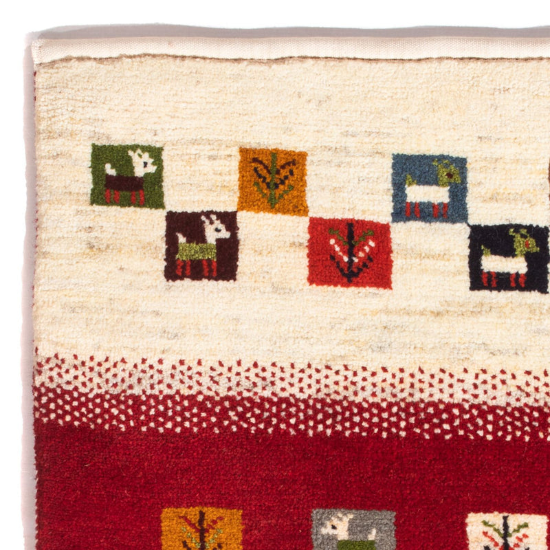 Gabbeh persa Tapete 90x66cm - Perserteppich Wollteppich