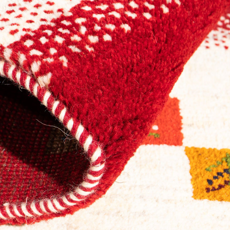 Gabbeh persa Tapete 90x66cm - Perserteppich Wollteppich