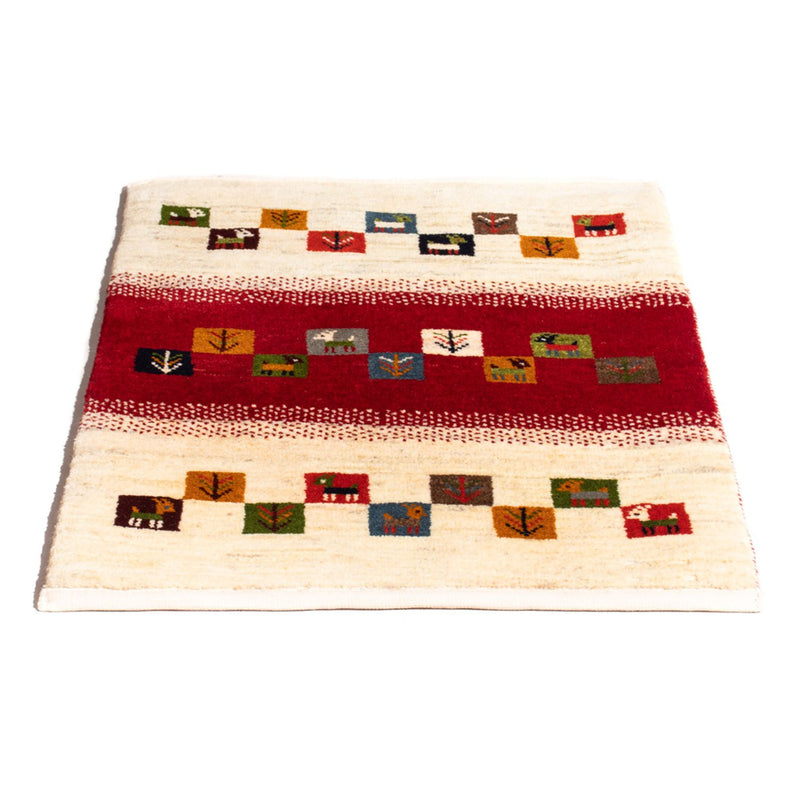 Gabbeh persa Tapete 90x66cm - Perserteppich Wollteppich