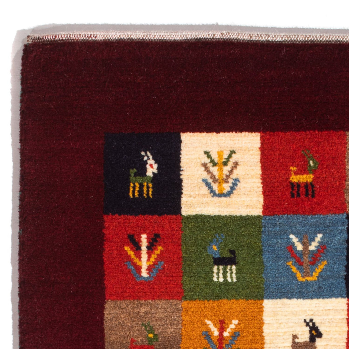 Gabbeh persa Tapete 88x61cm - Perserteppich Wollteppich