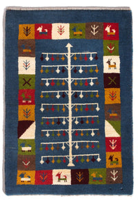 Gabbeh persa Tapete 90x62cm - Perserteppich Wollteppich – product image