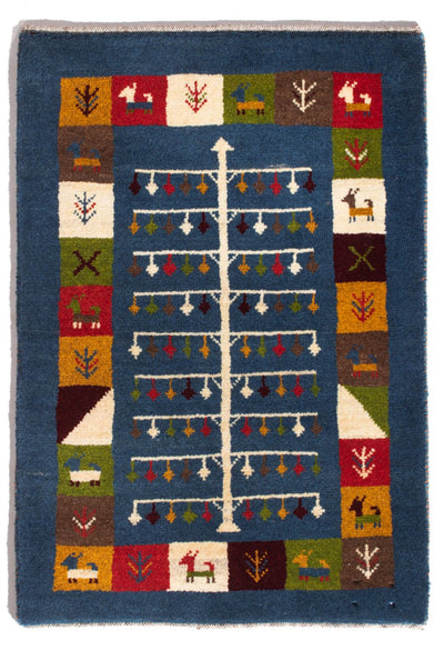 Gabbeh persa Tapete 62x90cm - Perserteppich Wollteppich