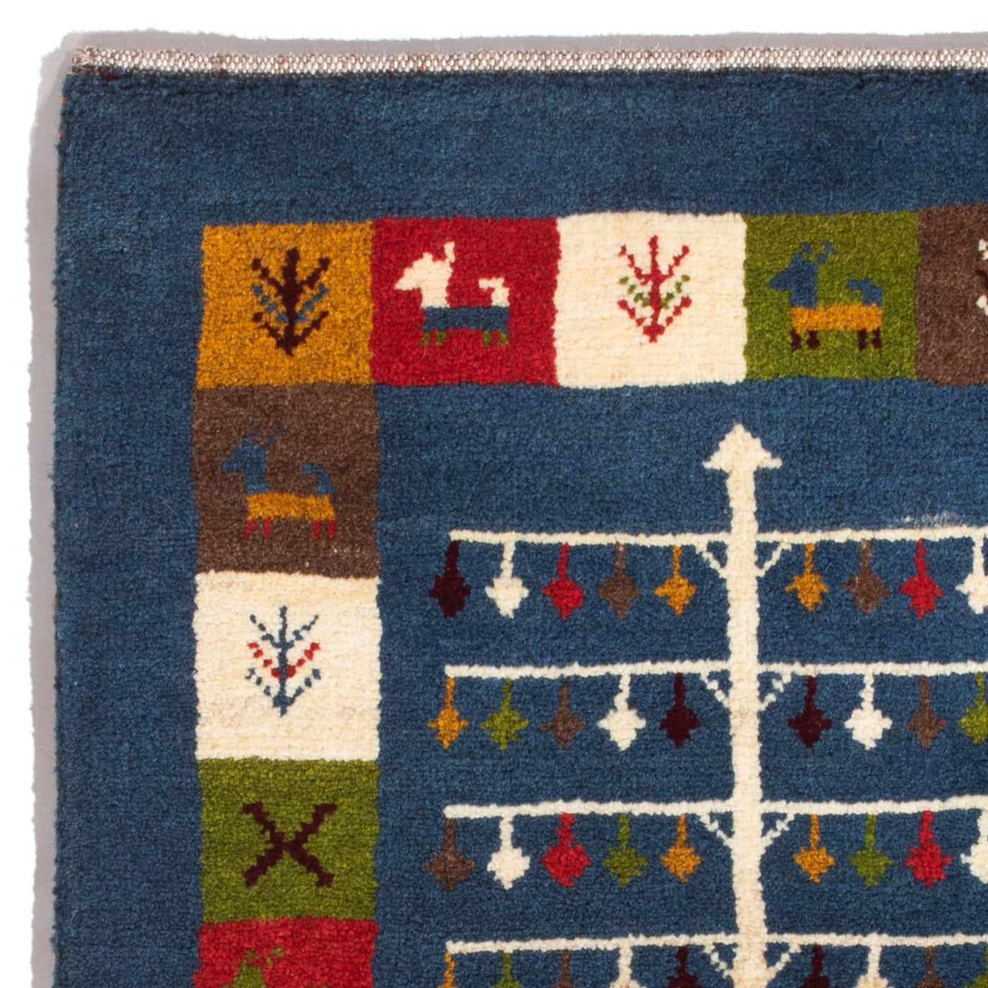 Gabbeh persa Tapete 90x62cm - Perserteppich Wollteppich