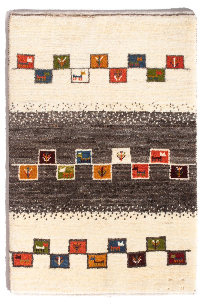 Gabbeh persa Tapete 92x63cm - Perserteppich Wollteppich