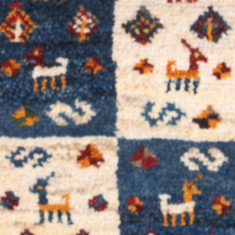 Gabbeh persa Tapete 60x40cm - Perserteppich Wollteppich