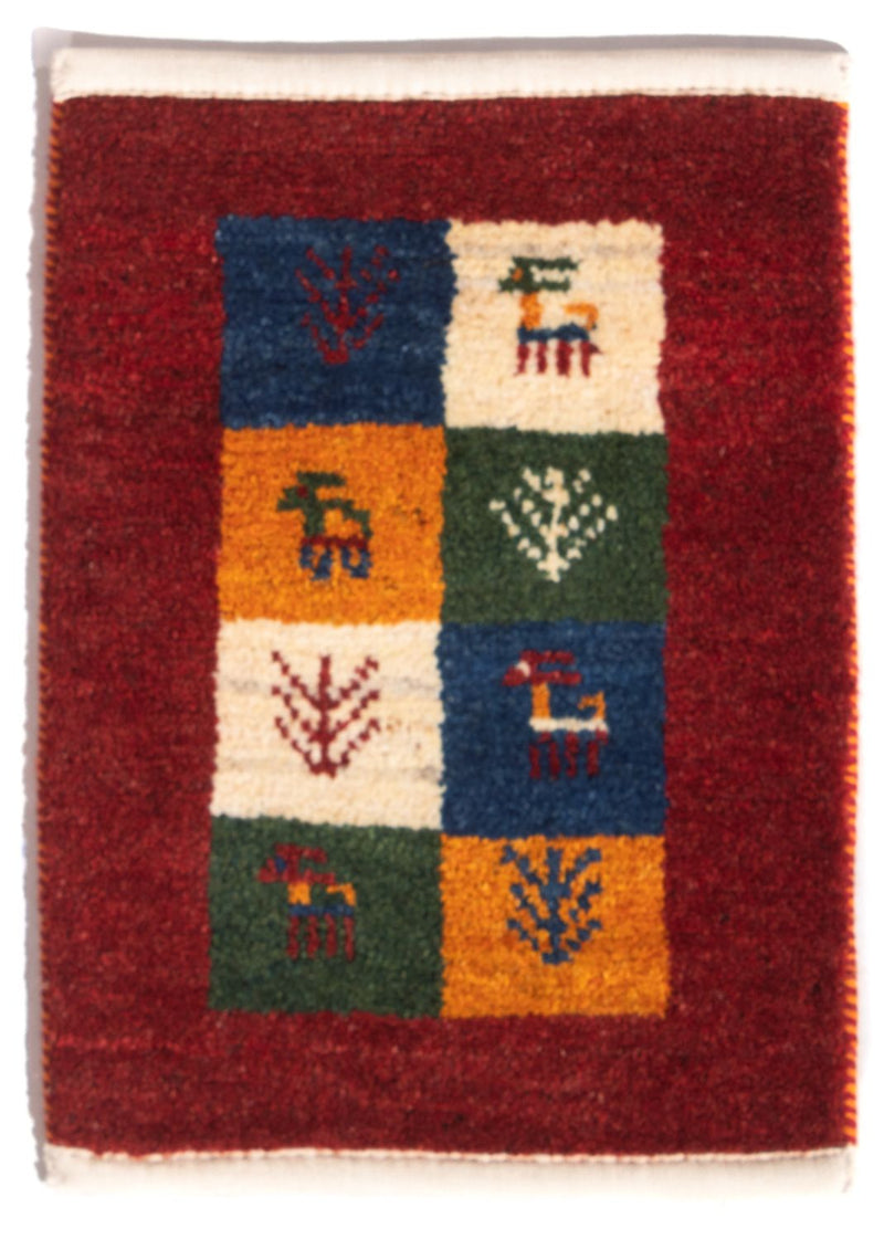 Gabbeh persa Tapete 60x40cm - Perserteppich Wollteppich