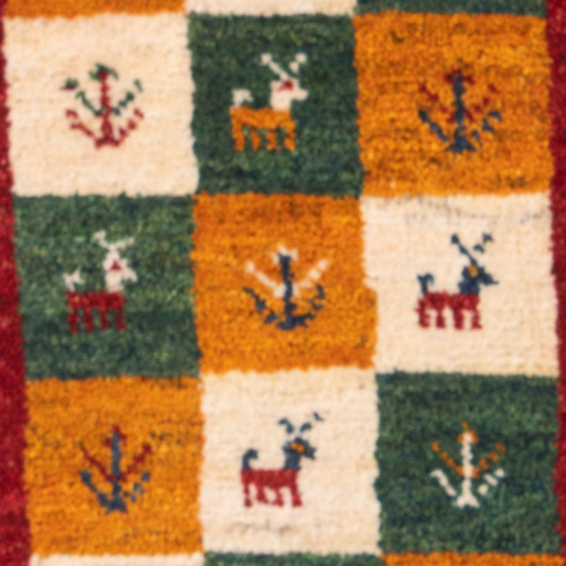Gabbeh persa Tapete 60x40cm - Perserteppich Wollteppich