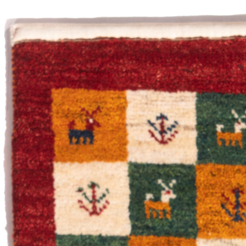 Gabbeh persa Tapete 60x40cm - Perserteppich Wollteppich