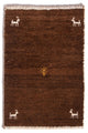 Gabbeh persa Tapete 60x40cm - Perserteppich Wollteppich