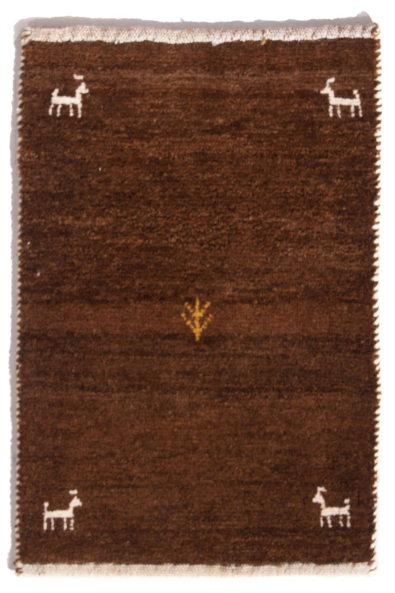 Gabbeh persa Tapete 60x40cm - Perserteppich Wollteppich