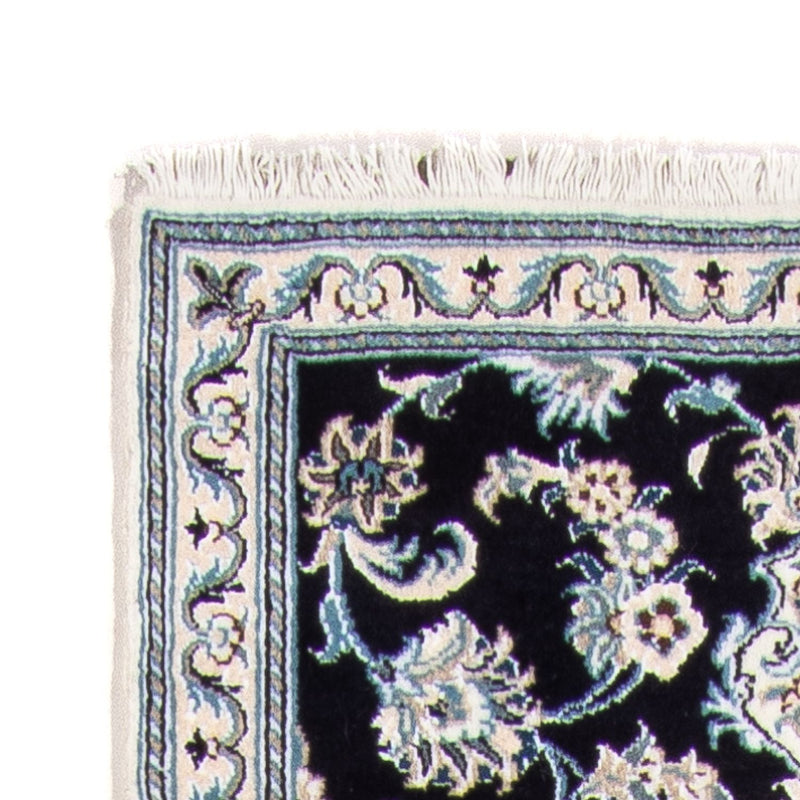 Corredor Tapete Persa - Nain - 287 x 79 cm - azul escuro