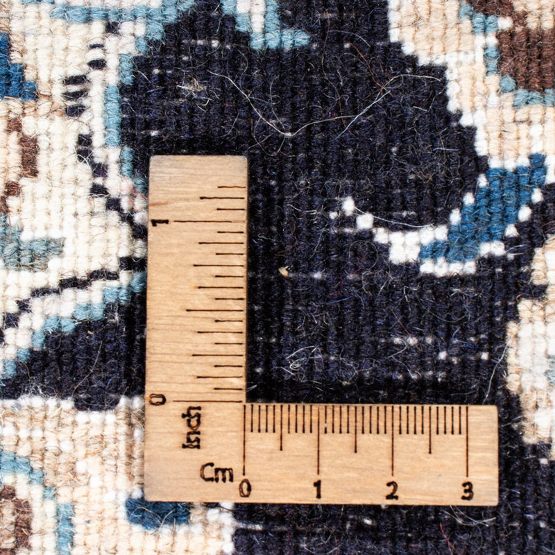 Corredor Tapete Persa - Nain - 287 x 79 cm - azul escuro