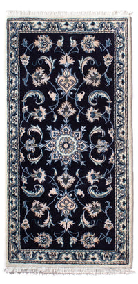 Tapete Persa - Nain - 141 x 72 cm - azul escuro – product image