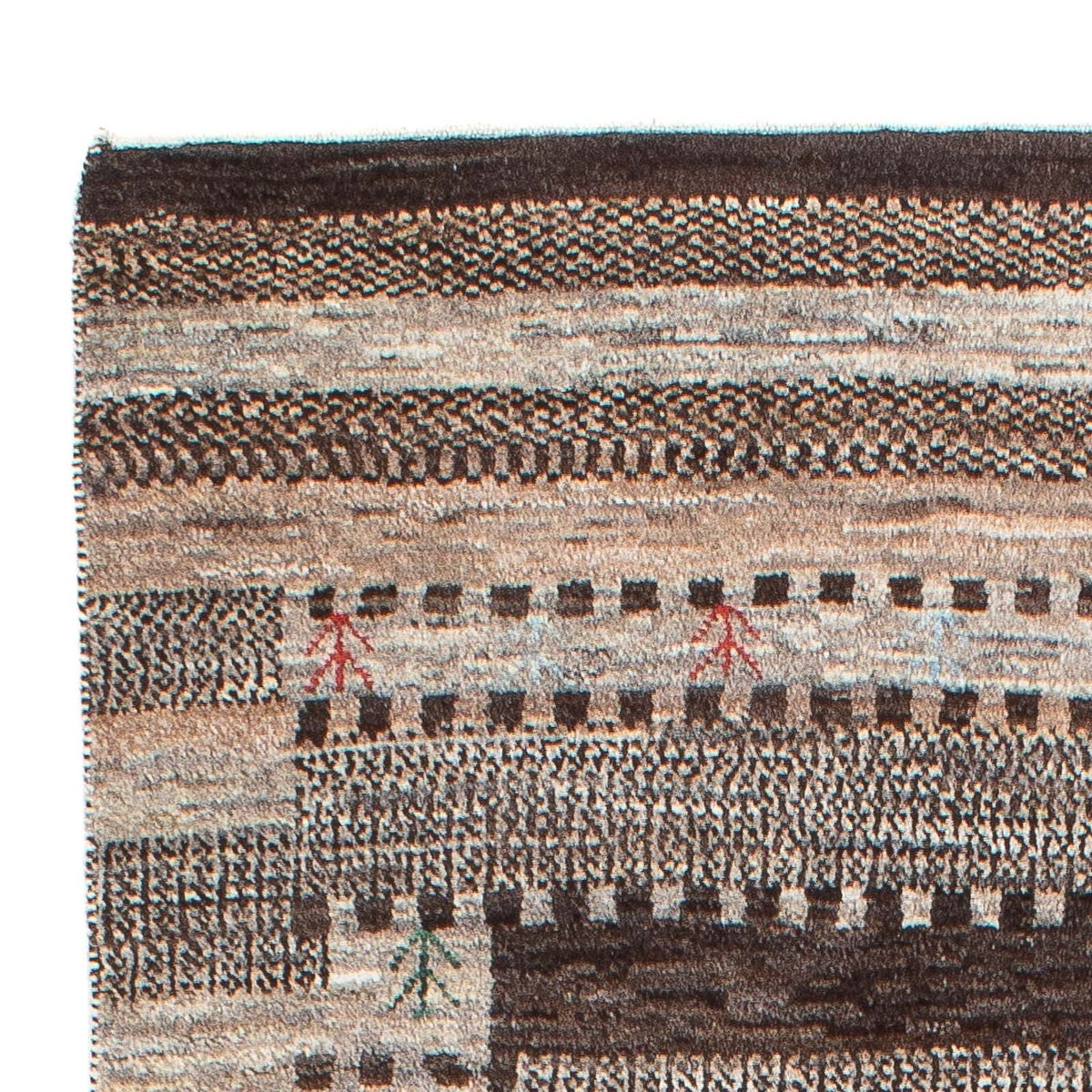 Loribaft Tapete 197x82cm - Perserteppich Wollteppich