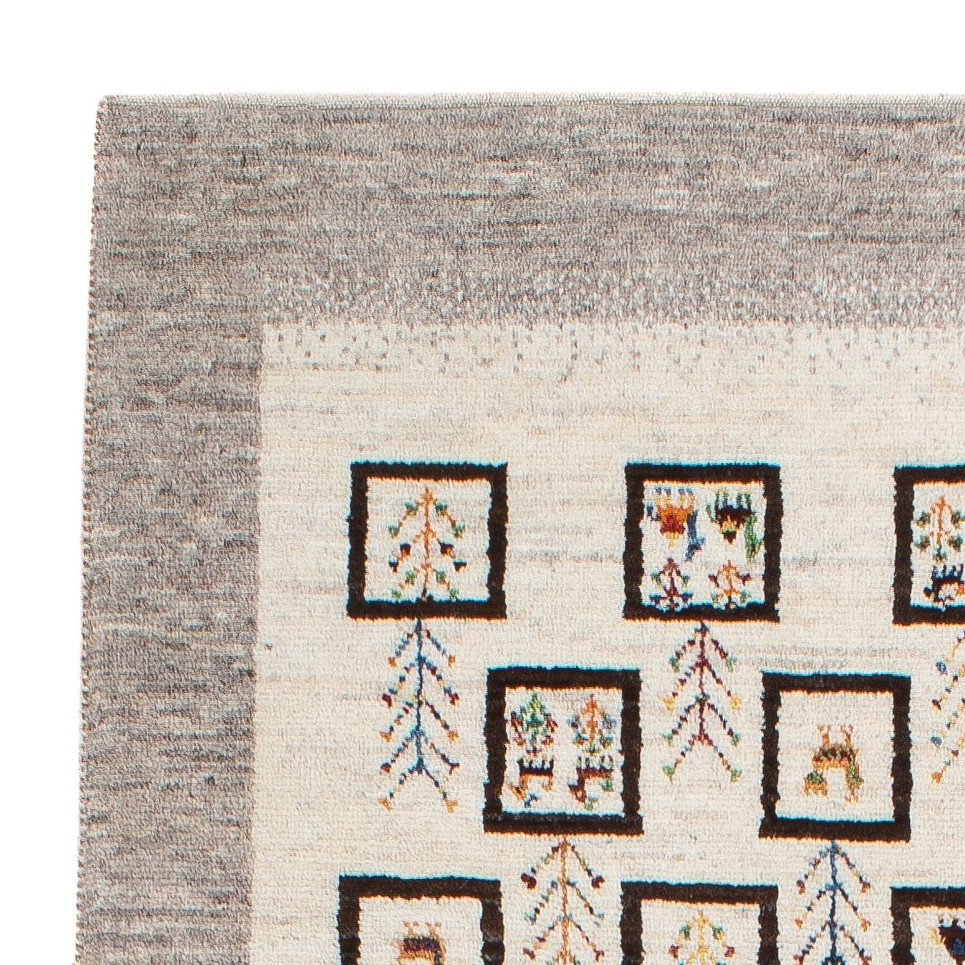 Loribaft Tapete 199x87cm - Perserteppich Wollteppich