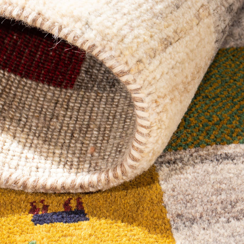 Gabbeh persa Tapete 116x78cm - Perserteppich Wollteppich
