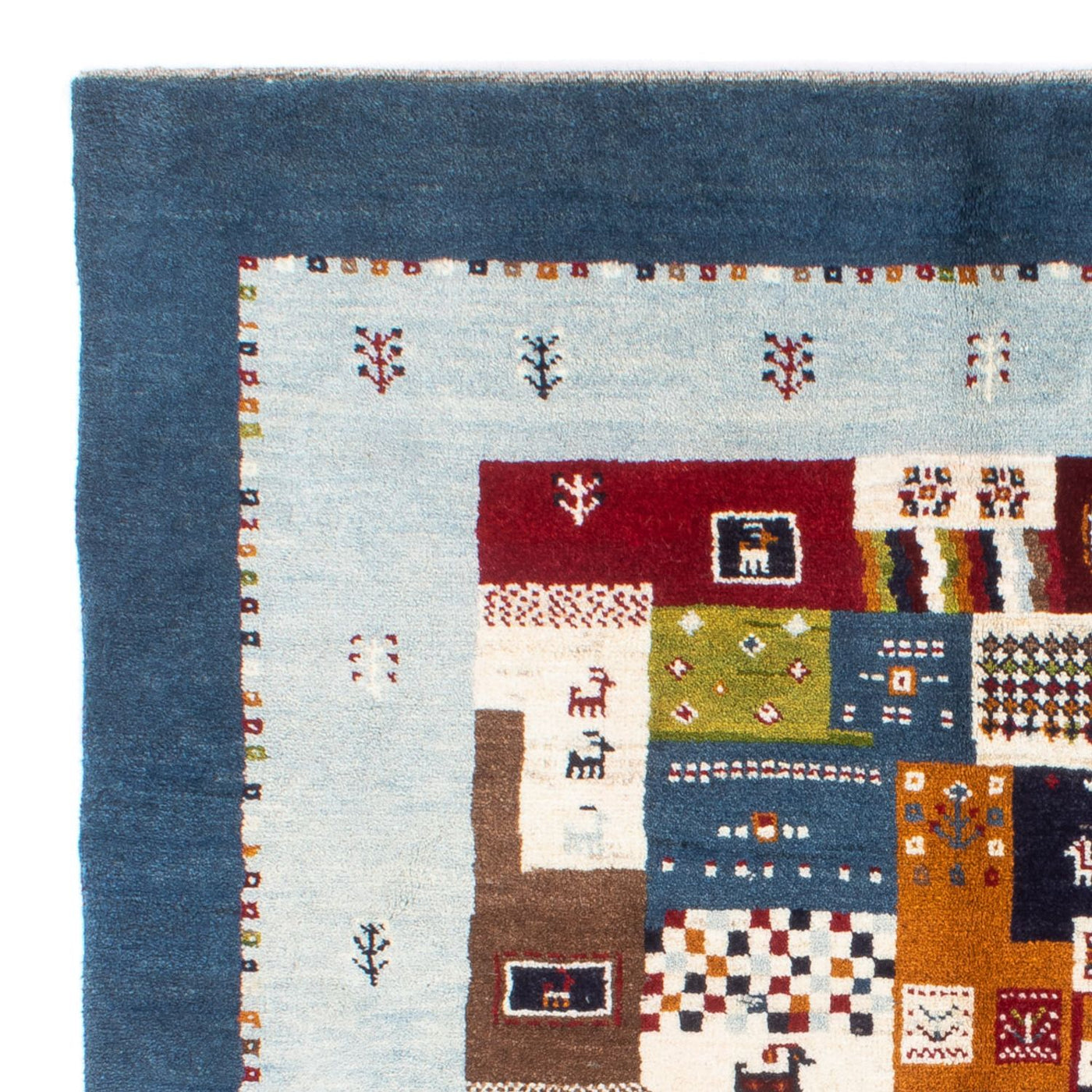 Gabbeh persa Tapete 197x156cm - Perserteppich Wollteppich